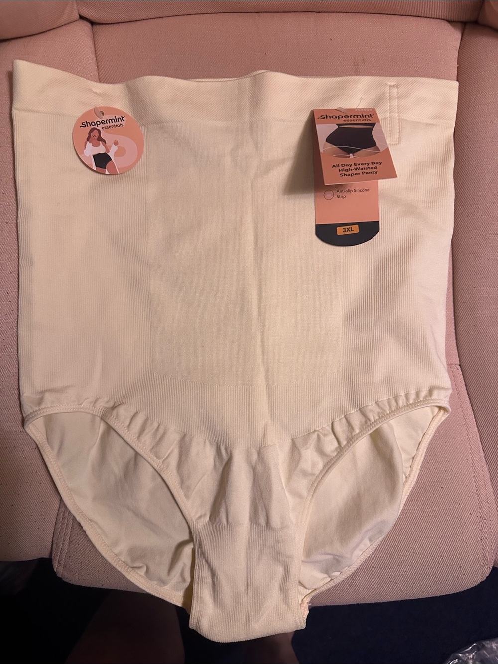 Shapermint Cream High-Waist Shaping Briefs